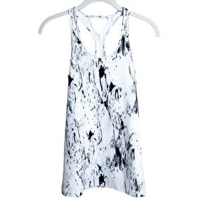 CALIA by Carrie Underwood Black & White Racerback Athketic Tank Top Size XS